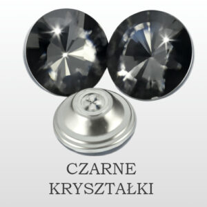 OPARCIE + BOKI - WYKOŃCZENIE CZARNYMI KRYSZTAŁKAMI