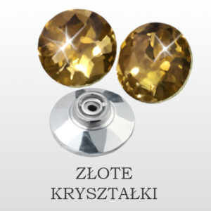 OPARCIE + BOKI - WYKOŃCZENIE ZŁOTYMI KRYSZTAŁKAMI