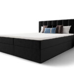 Łóżko Kontynentalne 180x200 Z Pojemnikiem Na Pościel + 2 Materace Bonell + Wybór Kolorów - SAGE