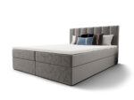 Łóżko Kontynentalne 160x200 Z Pojemnikiem Na Pościel + 2 Materace Bonell + Wybór Kolorów - SAGE