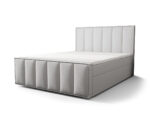 Łóżko Z Materacem 140x200 Kontynentalne + Pojemniki Na Pościel + 2 Materace Bonell + 2 Oparcia - Wybór Kolorów - SOLO