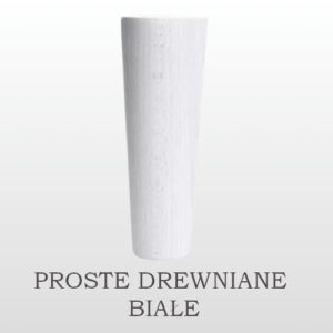 PROSTE DREWNIANE BIAŁE