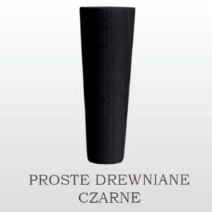 PROSTE DREWNIANE CZARNE