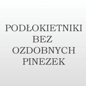 FRONTY PODŁOKIETNIKÓW - GŁADKIE TYLKO TKANINA