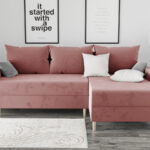 Narożnik Skandynawski Z Funkcją Spania 224x144 CM + Pojemnik Na Pościel + Sprężyna Bonell Pianka T30 + Wybór Kolorów - CORONA