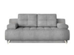 Mała Rozkładana Kanapa 197 CM - Wygodna Sofa Do Salonu + Pikowane Siedzisko + Pojemnik Na Pościel - NOVA