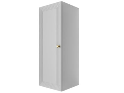 Szafka Modułowa Biała 95 CM - Stwórz Własny Zestaw Mebli - Frezowane Malowane Fronty MDF - SN4