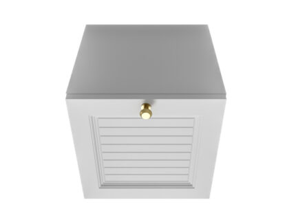 Szafka Modułowa Biała 35 CM - Stwórz Własny Zestaw Mebli - Frezowane Malowane Fronty MDF - SN1